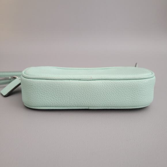 Coach Jes Tiffany Blue crossbody Double Zip Mini - Picture 3 of 15